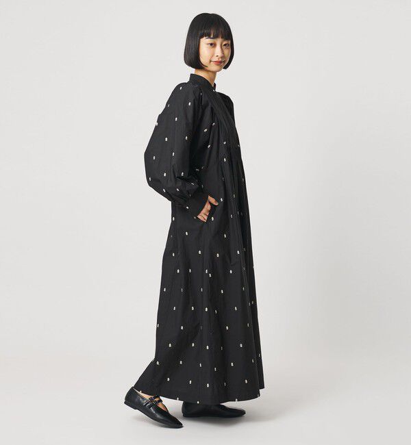 BEAUTY&YOUTH UNITED ARROWS「＜ne Quittez pas＞エンブロイダリー ギャザー ワンピース」|ワンピース|