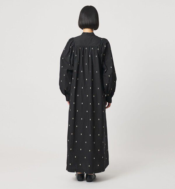 BEAUTY&YOUTH UNITED ARROWS「＜ne Quittez pas＞エンブロイダリー ギャザー ワンピース」|ワンピース|