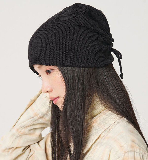 BEAUTY&YOUTH UNITED ARROWS「＜RACAL＞シャーリング ニットキャップ」|ニット帽|BLACK