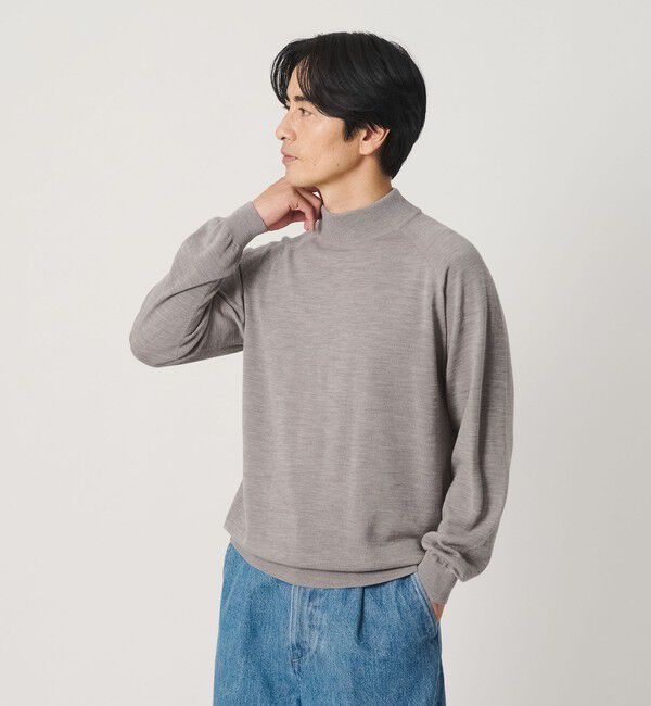 BEAUTY&YOUTH UNITED ARROWS「SUPER130 ウール タートルネック ニット ウォッシャブル」|ニット・セーター|BEIGE