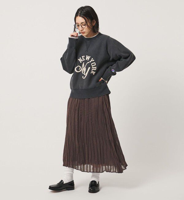 BEAUTY&YOUTH UNITED ARROWS「ポリエステル チェック プリーツスカート」|スカート|