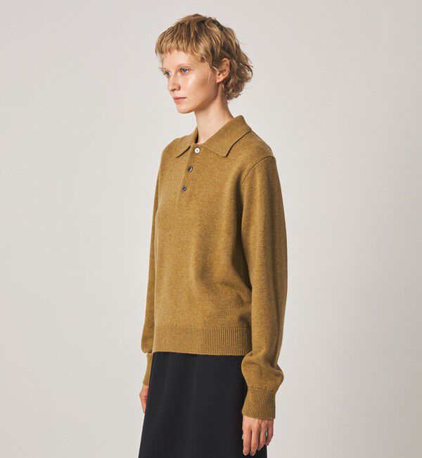 STEVEN ALAN「＜Steven Alan＞ウール カシミヤ ポロカラー ニット」|ニット・セーター|