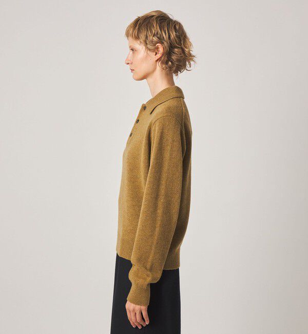 STEVEN ALAN「＜Steven Alan＞ウール カシミヤ ポロカラー ニット」|ニット・セーター|