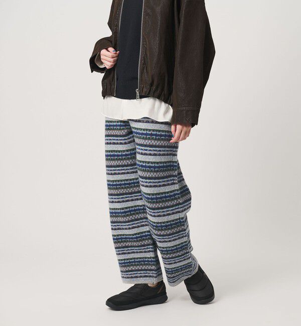 BEAUTY&YOUTH UNITED ARROWS「ウール ノルディック ニットパンツ」|その他|MD.GRAY
