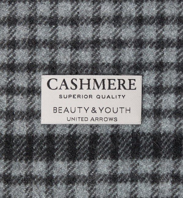 BEAUTY&YOUTH UNITED ARROWS「カシミヤ ミニチェック マフラー」|マフラー|