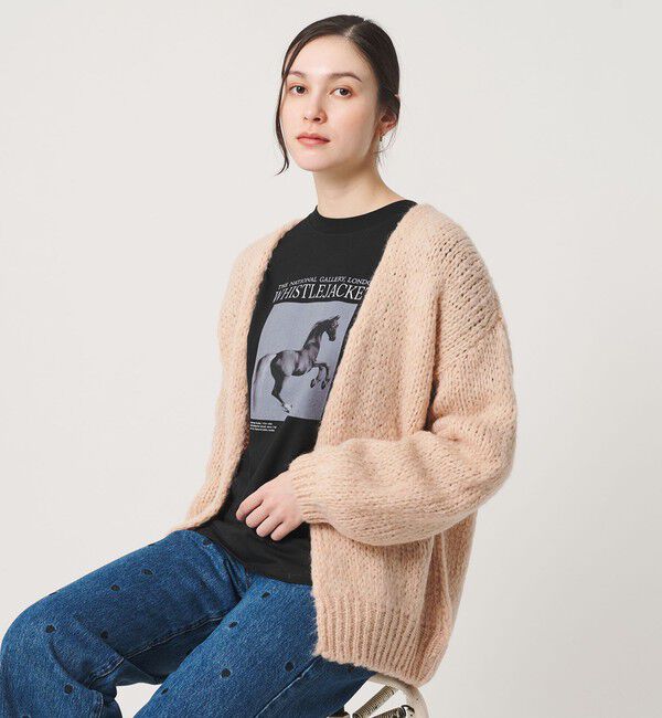 BEAUTY&YOUTH UNITED ARROWS「【別注】＜TRICOTS JEAN MARC＞ミドルゲージ ノーボタン カーディガン」|カーディガン|