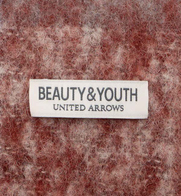BEAUTY&YOUTH UNITED ARROWS「ブラッシュド ブロック チェック マフラー」|マフラー|