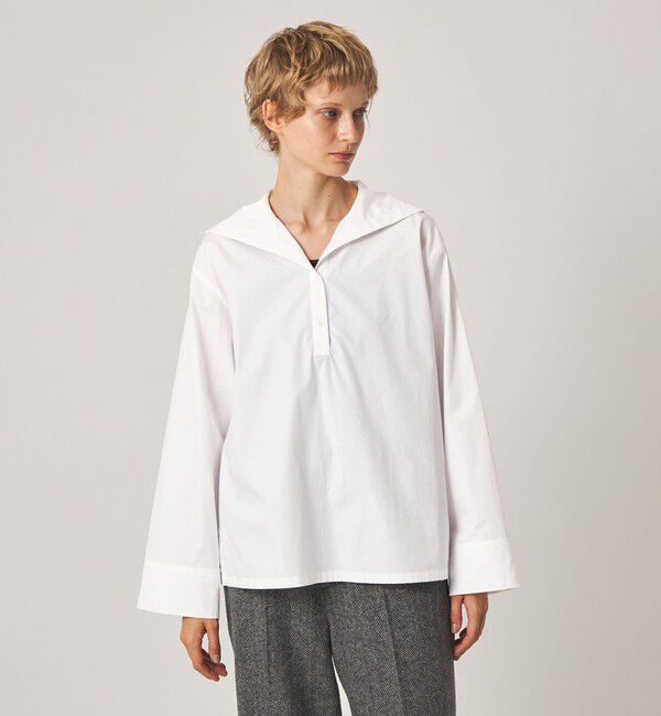 STEVEN ALAN「＜Steven Alan＞コットン ブラウス」|チュニック|WHITE