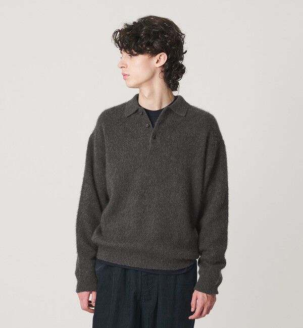 BEAUTY&YOUTH UNITED ARROWS「ブラッシュド ヤク 3B ポロニット」|ニット・セーター|