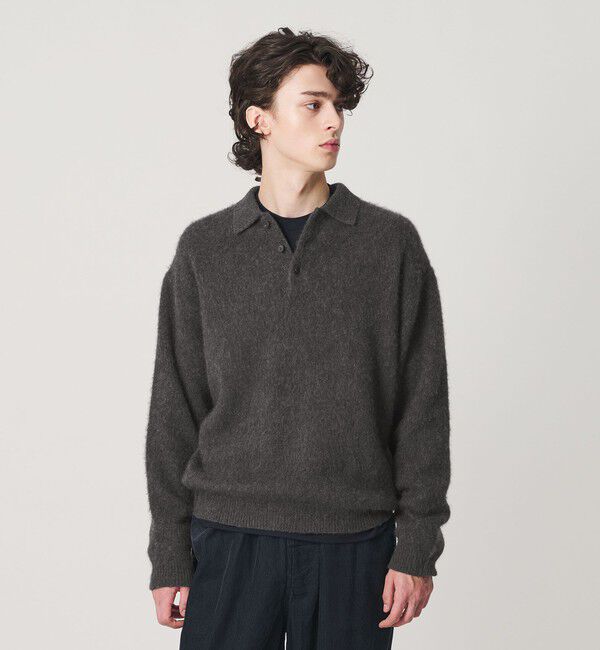 BEAUTY&YOUTH UNITED ARROWS「ブラッシュド ヤク 3B ポロニット」|ニット・セーター|