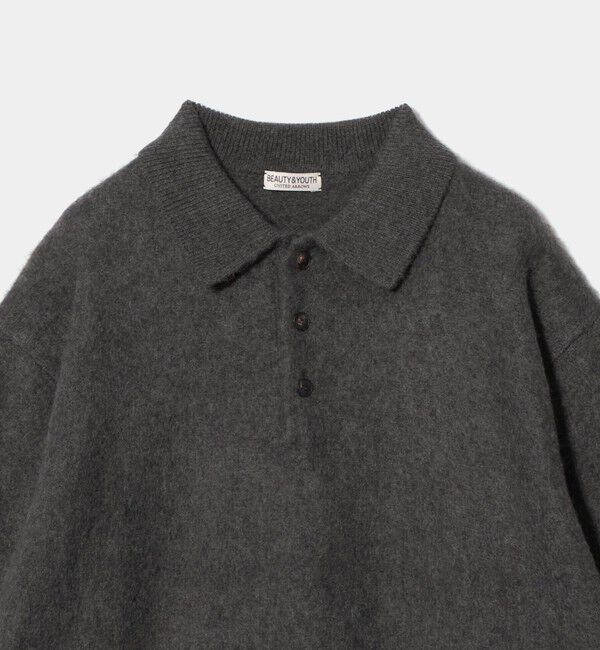 BEAUTY&YOUTH UNITED ARROWS「ブラッシュド ヤク 3B ポロニット」|ニット・セーター|