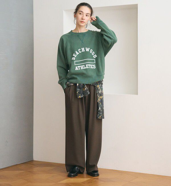 BEAUTY&YOUTH UNITED ARROWS「裏起毛ジョーゼット ワイドパンツ ウォッシャブル 防シワ」|その他|