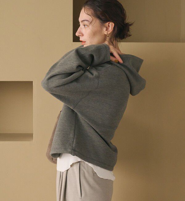 BEAUTY&YOUTH UNITED ARROWS「ダンボール ハーフジップ フーディ」|Tシャツ・カットソー|