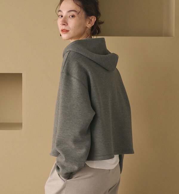 BEAUTY&YOUTH UNITED ARROWS「ダンボール ハーフジップ フーディ」|Tシャツ・カットソー|