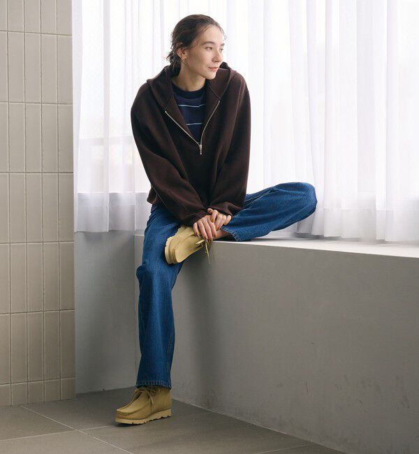 BEAUTY&YOUTH UNITED ARROWS「ダンボール ハーフジップ フーディ」|Tシャツ・カットソー|