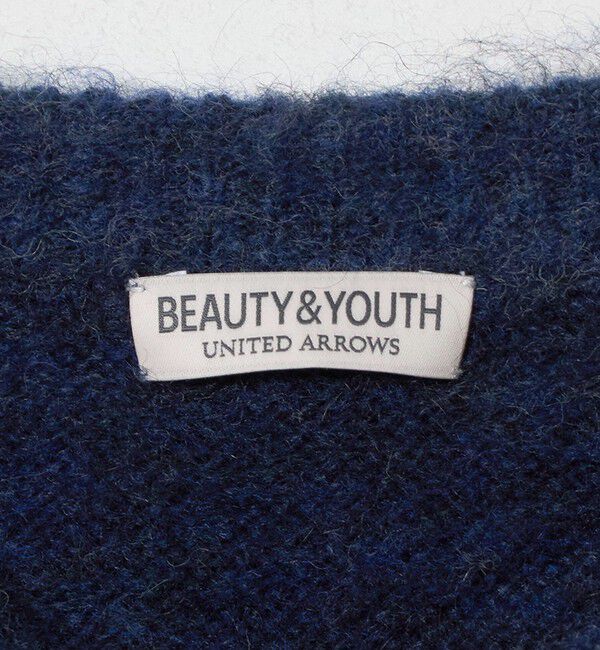 BEAUTY&YOUTH UNITED ARROWS「グラディエント シャギー クルーネック ニット」|ニット・セーター|