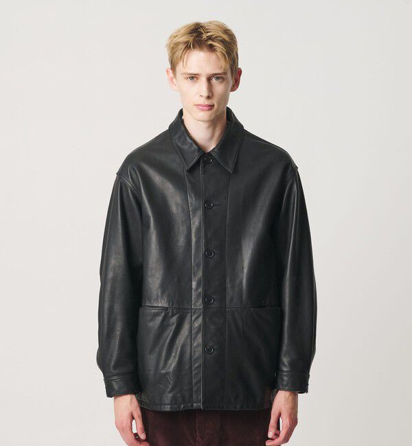 BEAUTY&YOUTH UNITED ARROWS「カウ レザー カーコート」|その他|