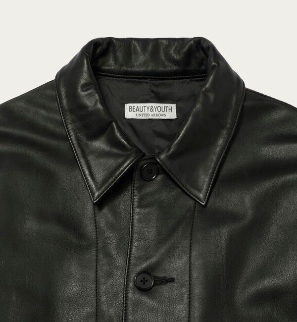 BEAUTY&YOUTH UNITED ARROWS「カウ レザー カーコート」|その他|