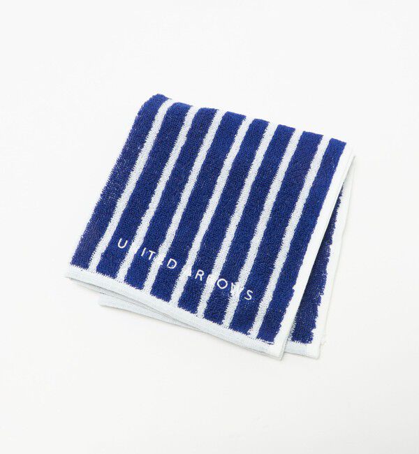 UNITED ARROWS「パイル ストライプ ハンカチ」|ハンカチ|NAVY