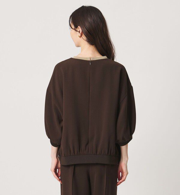 UNITED ARROWS「COMFY ７分袖 プルオーバー ブラウス ‐ウォッシャブル 防汚 UVカット‐」|シャツ・ブラウス|
