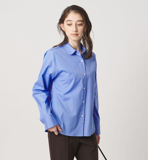UNITED ARROWS「SOKTAS ラウンドカラー シャツ」|シャツ・ブラウス|