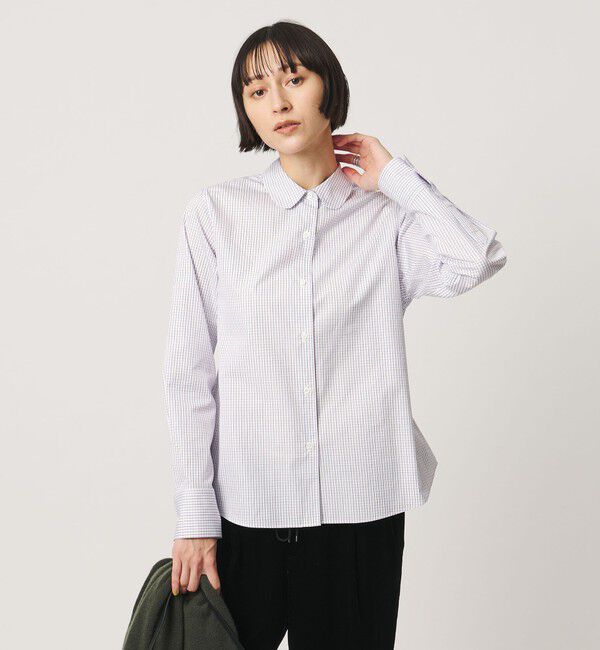 UNITED ARROWS「SOKTAS ラウンドカラー シャツ」|シャツ・ブラウス|