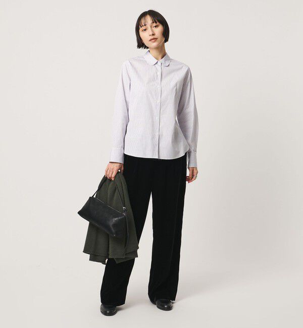 UNITED ARROWS「SOKTAS ラウンドカラー シャツ」|シャツ・ブラウス|