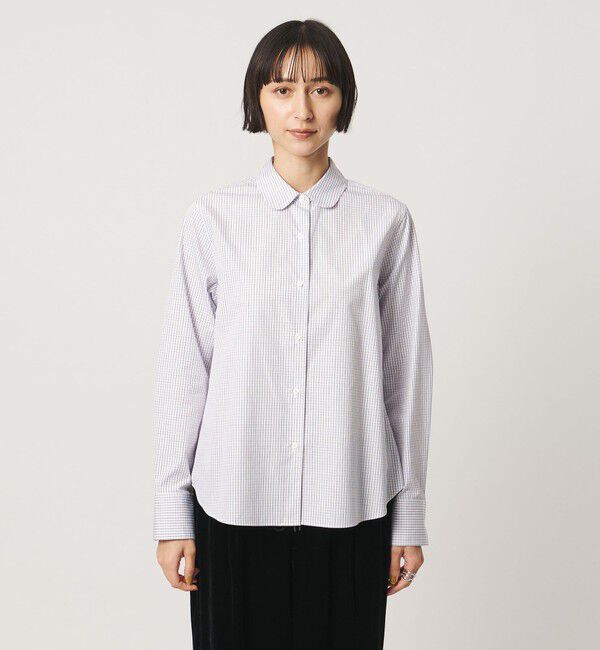 UNITED ARROWS「SOKTAS ラウンドカラー シャツ」|シャツ・ブラウス|