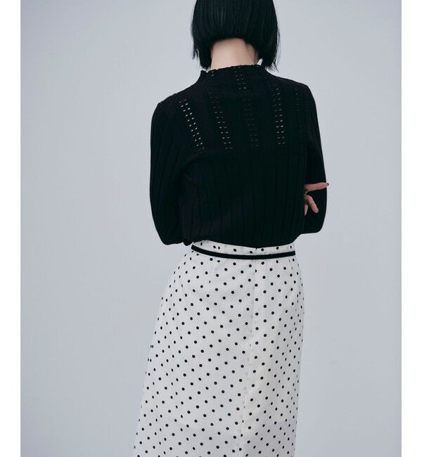 EMMEL REFINES「＜EMMEL REFINES＞EM アイレット ボトルネック ニット」|ニット・セーター|
