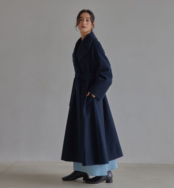 EMMEL REFINES「＜EMMEL REFINES＞EM ベルテッド フレア ロングコート」|その他|