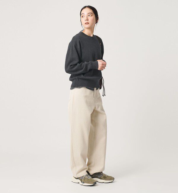 BEAUTY&YOUTH UNITED ARROWS「コットンウール スムース クルーネック プルオーバー ウォッシャブル」|ニット・セーター|