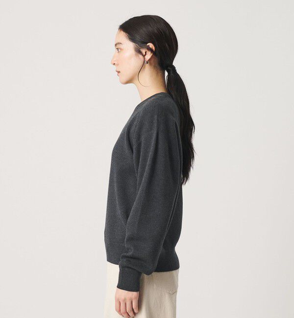 BEAUTY&YOUTH UNITED ARROWS「コットンウール スムース クルーネック プルオーバー ウォッシャブル」|ニット・セーター|