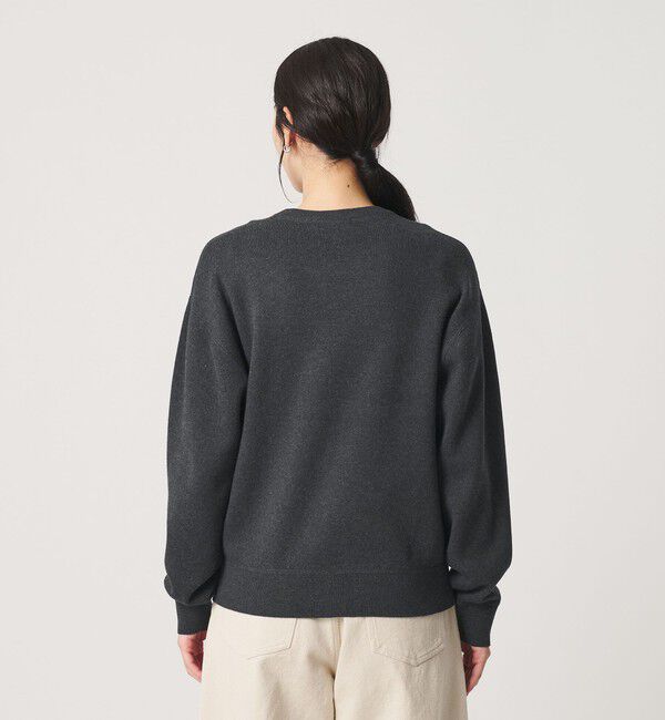BEAUTY&YOUTH UNITED ARROWS「コットンウール スムース クルーネック プルオーバー ウォッシャブル」|ニット・セーター|